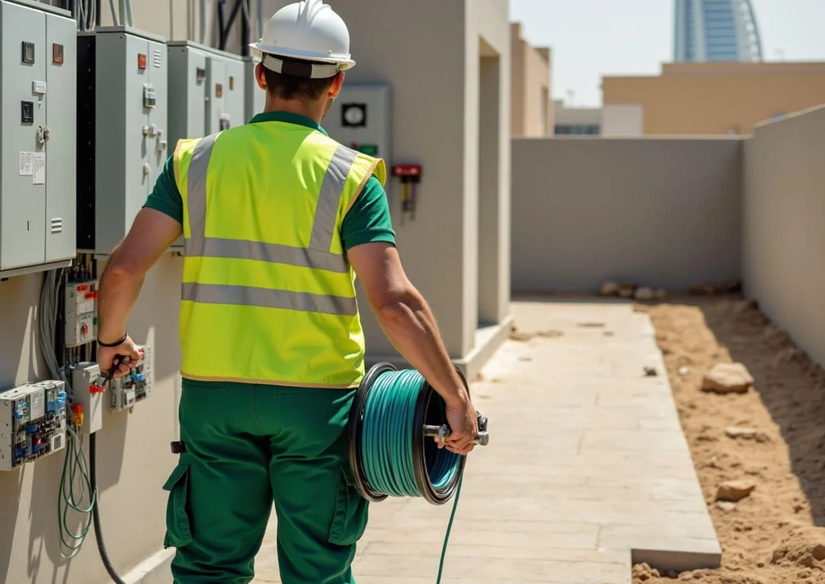 DEWA approved LV switchgear panel installed in Dubai building by Qora